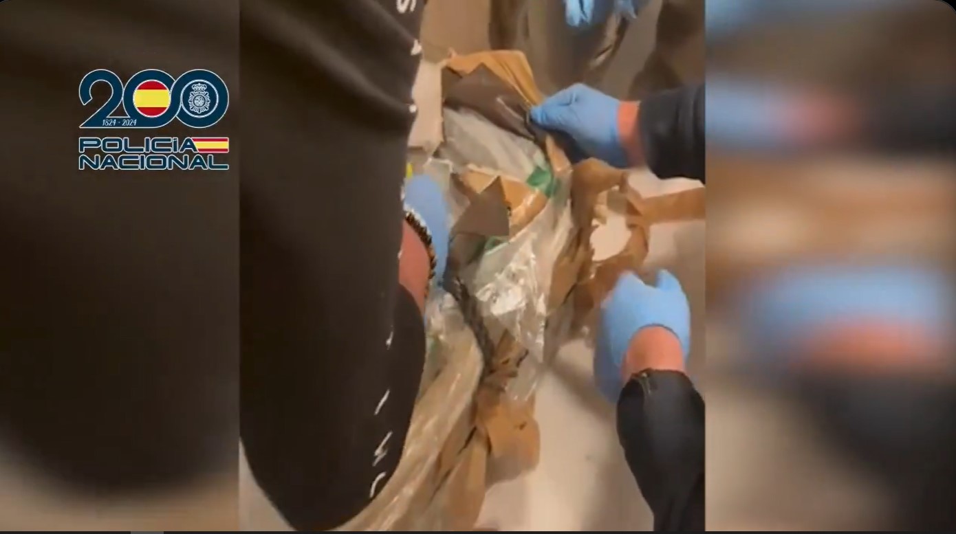 Cayó una banda albanesa que trasladó 2.700 kilos de cocaína de Colombia por España (VIDEO)