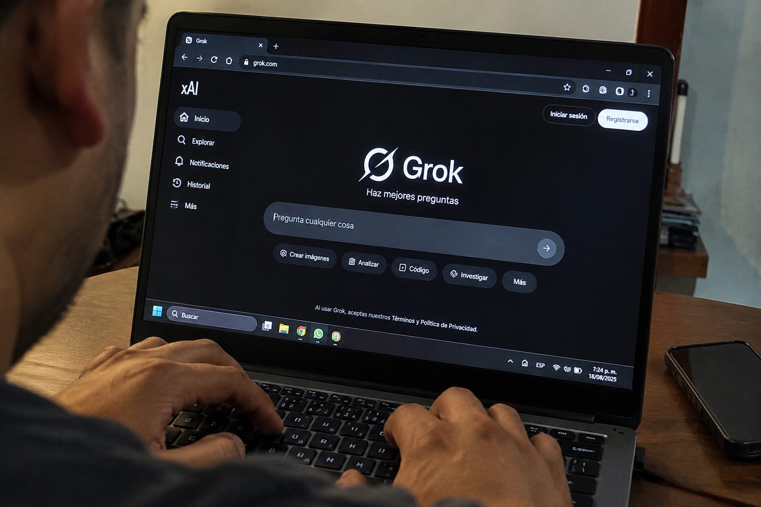 Microsoft incorporó los modelos de inteligencia artificial Grok a Copilot