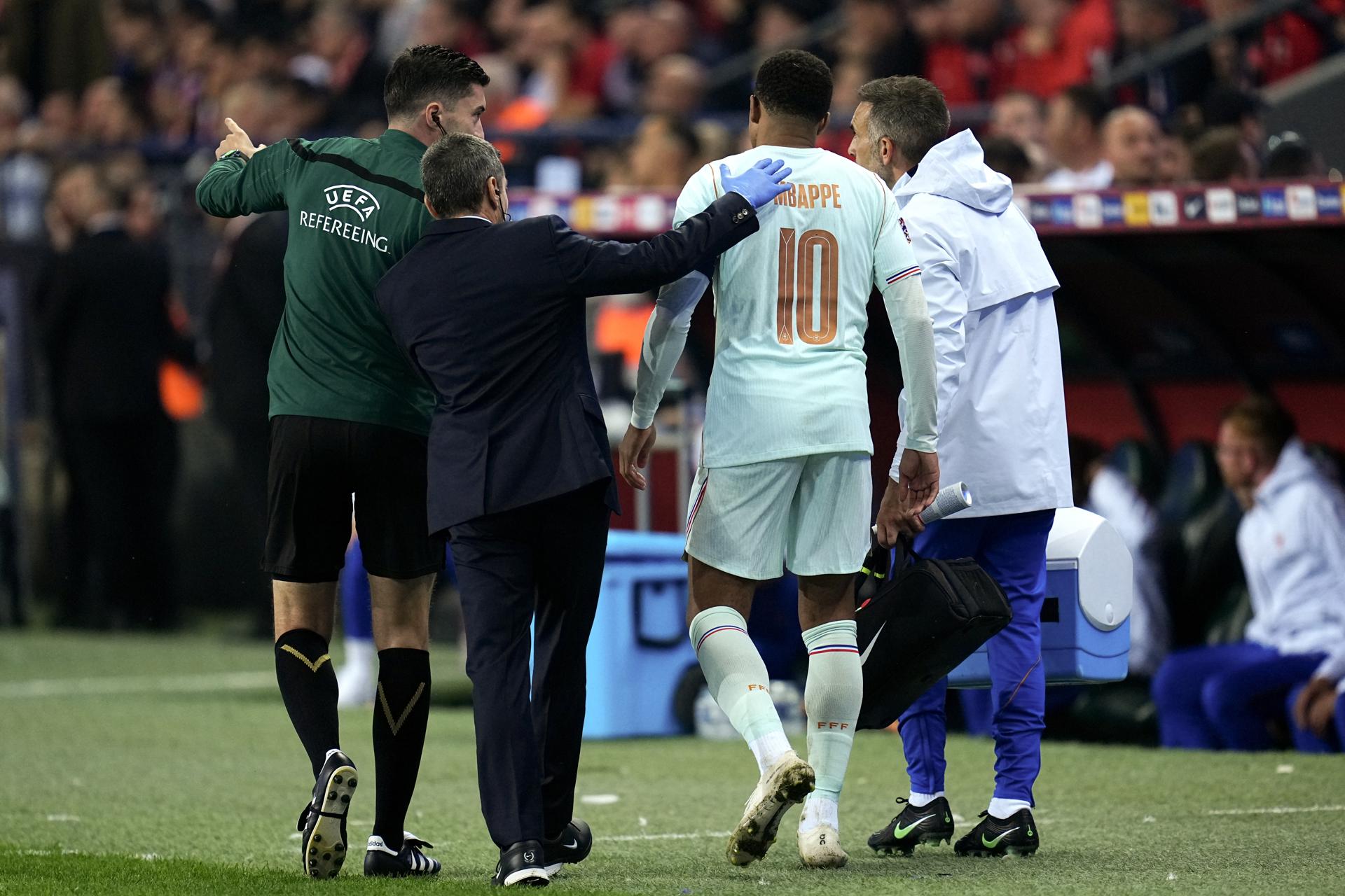 El tiempo que podría estar alejado Mbappé tras su lesión con Francia