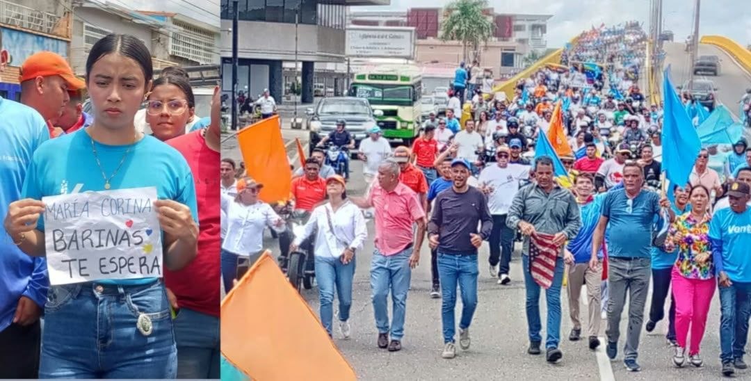 "María Corina, Barinas te espera": el mensaje enviado a la líder opositora desde los llanos venezolanos