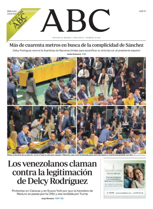 Portadas de la prensa internacional de este miércoles 23 de septiembre de 2026