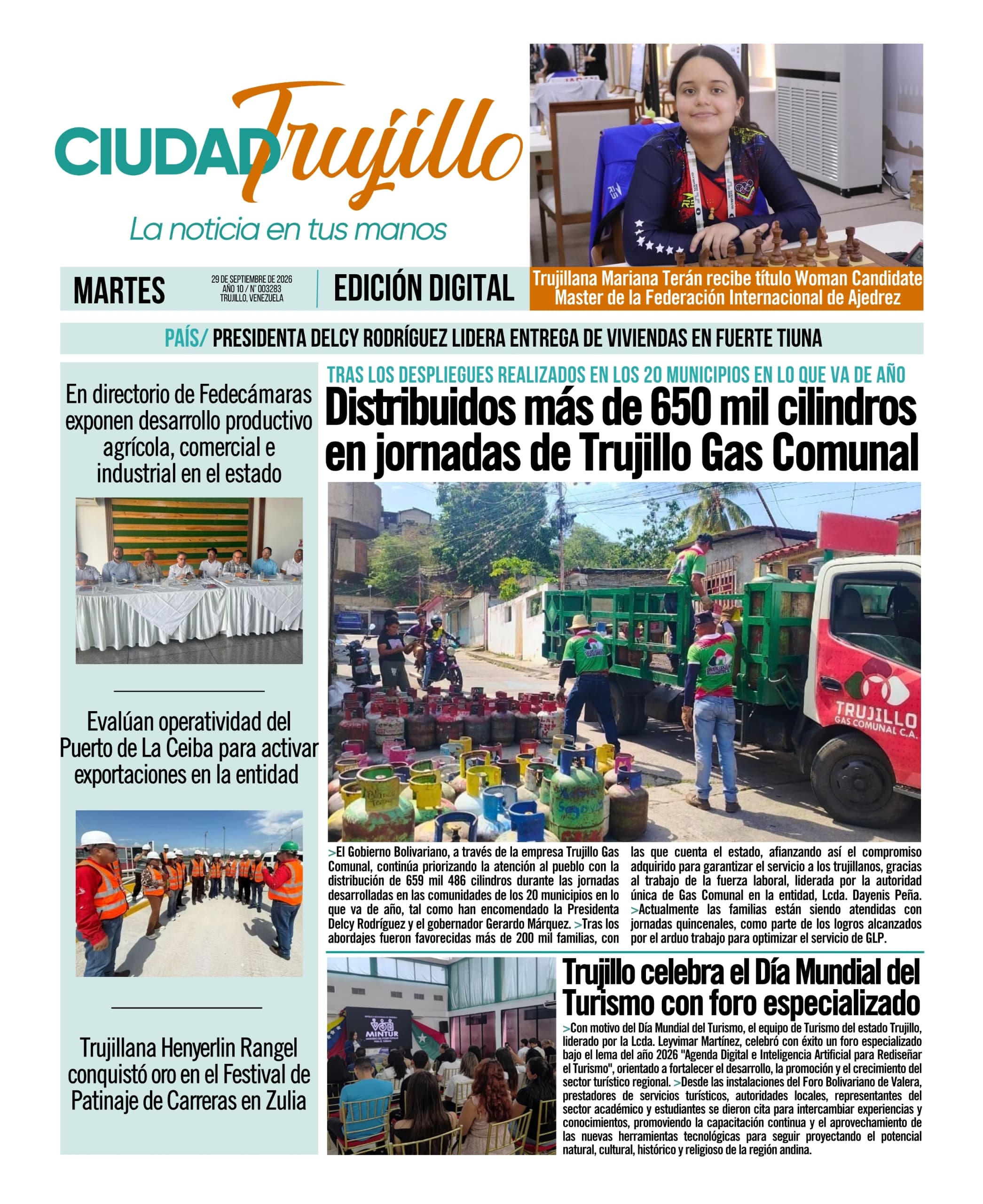 Portadas de este martes 29 de septiembre de 2026
