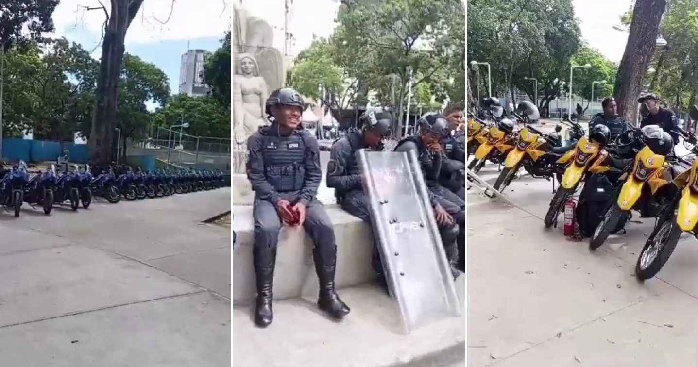 VIDEO: desproporcionado despliegue policial esperaba a sindicalistas en el Ministerio Público