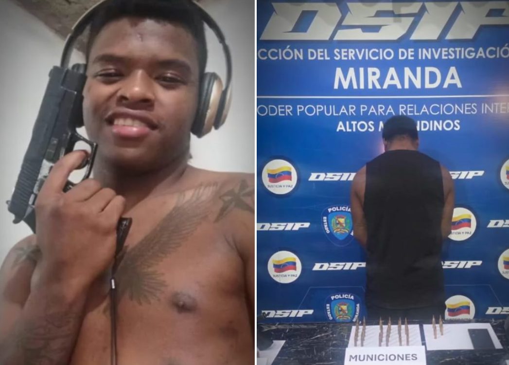 PoliMiranda detuvo a alias "Chino Black", cabecilla de una banda en Petare