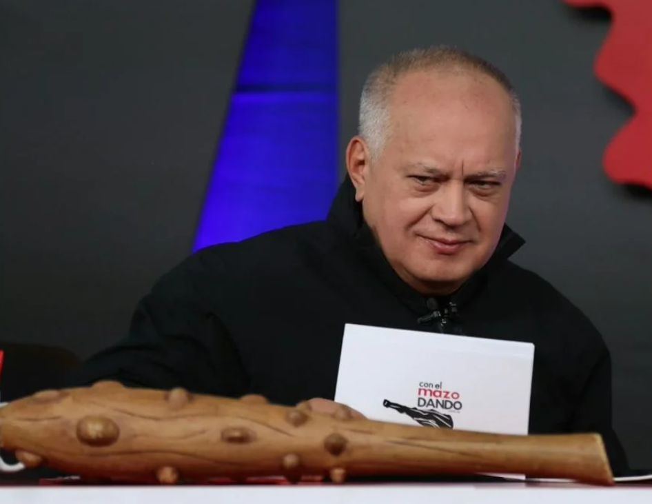 Diosdado Cabello prometió encarcelar a "un grupito" de sindicalistas y pensionados por manifestar