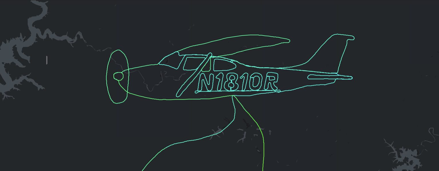 "Pilot Picasso": artísticas trayectorias de vuelo convirtieron a un aviador en un fenómeno VIRAL