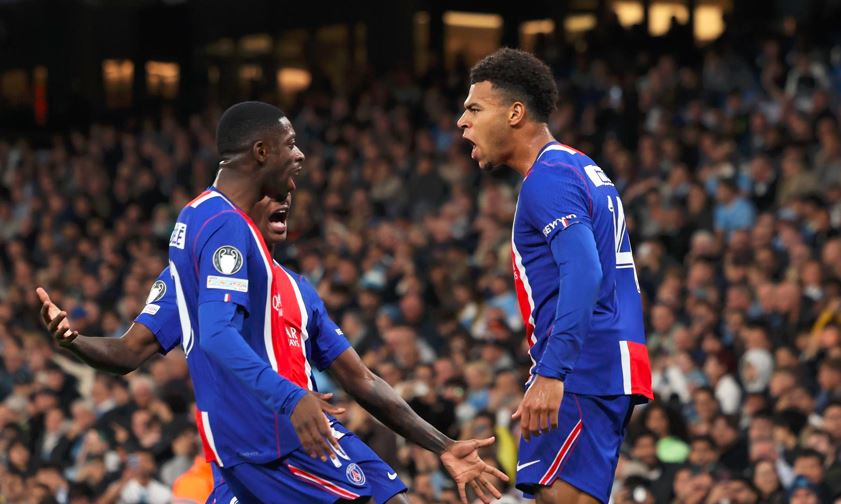 PSG desató una tormenta de goles ante el Manchester City y sobrevivió a una remontada
