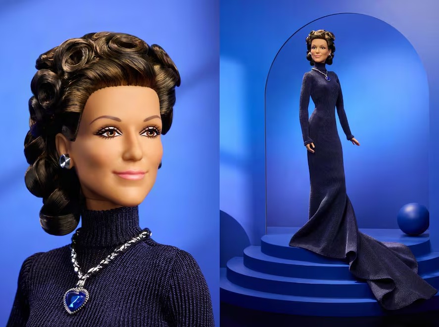 Mattel lanzó una Barbie de Céline Dion inspirada en su histórico look de los Premios Óscar 1998