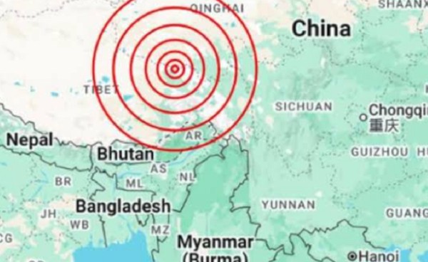 Terremoto de magnitud 7 sacude la región del Tíbet en China