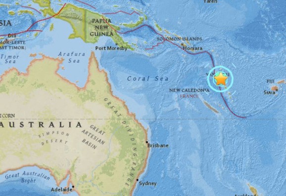 Un terremoto de magnitud 6,3 sacude el este de Vanuatu, en el Pacífico sur