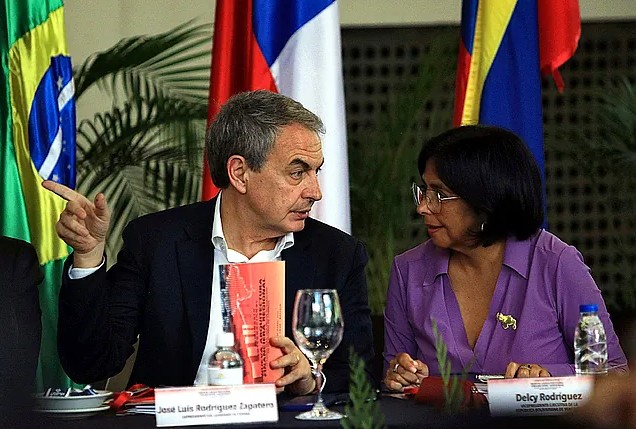 Delcy Rodríguez facilitó al pagador de Zapatero un "contrato" en las Islas Vírgenes con oro venezolano