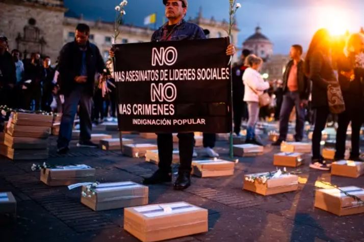 Colombia registró 59 asesinatos de defensores de DDHH en el primer semestre de 2026