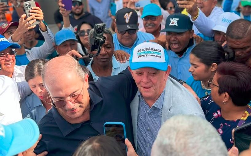 Jesús Lozada, coordinador de Vente Venezuela en Carabobo, regresó tras meses de exilio forzado