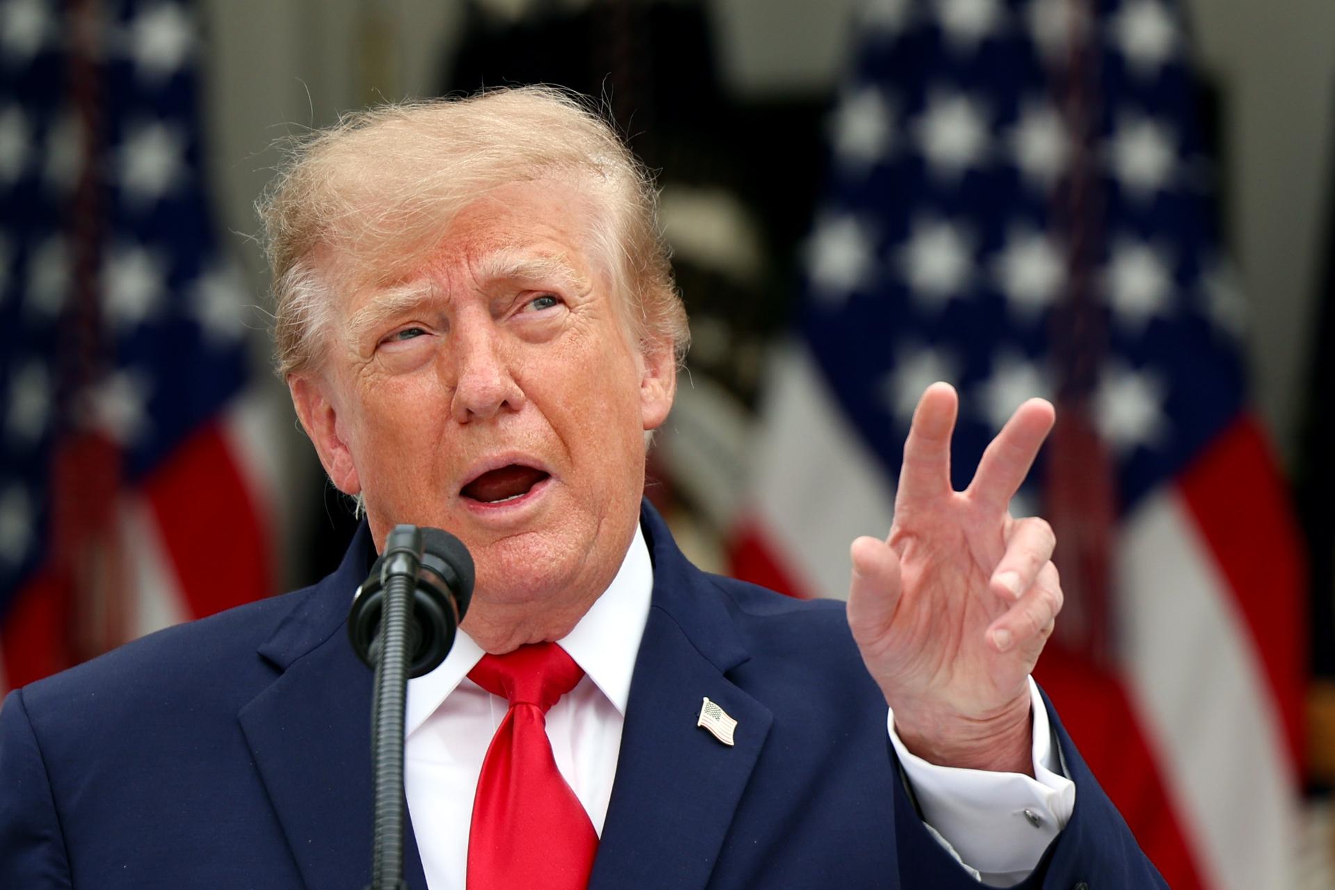 Trump aseguró que no consumir alcohol, tabaco ni drogas le ha permitido seguir adelante