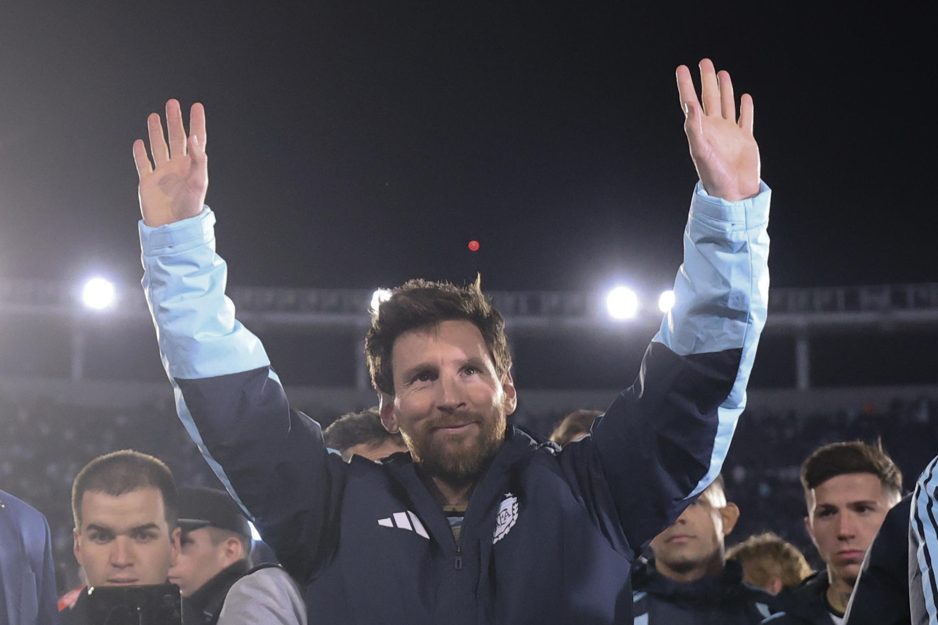 Lionel Messi agradeció el cariño y aseguró que "fue un orgullo muy grande"