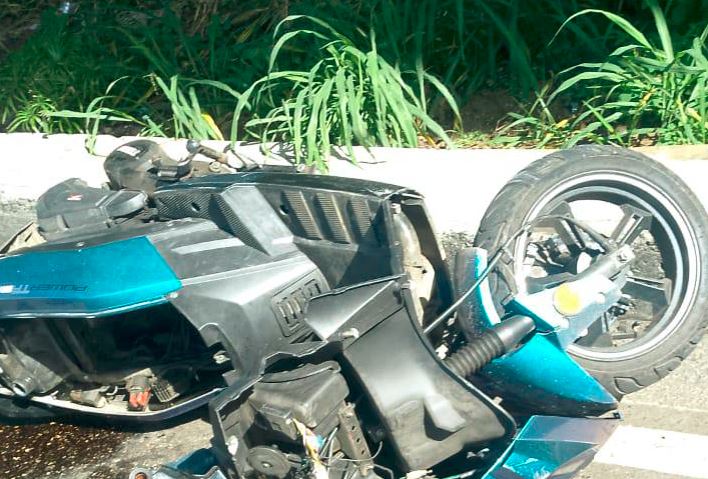 Trágico accidente cobró la vida de un motorizado en plena autopista hacia El Llanito este #29Oct