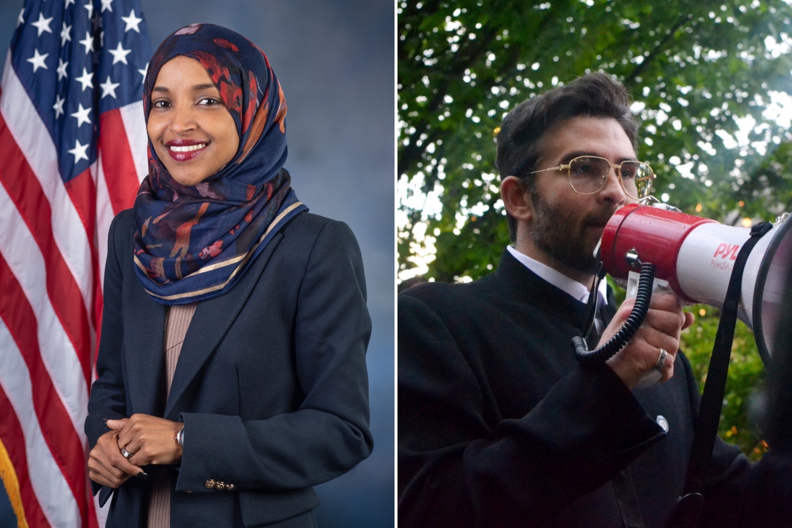 Ilhan Omar y Hasan Piker