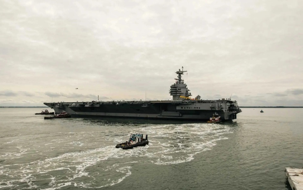 EEUU acerca el segundo portaaviones de la clase Ford a su entrada en servicio