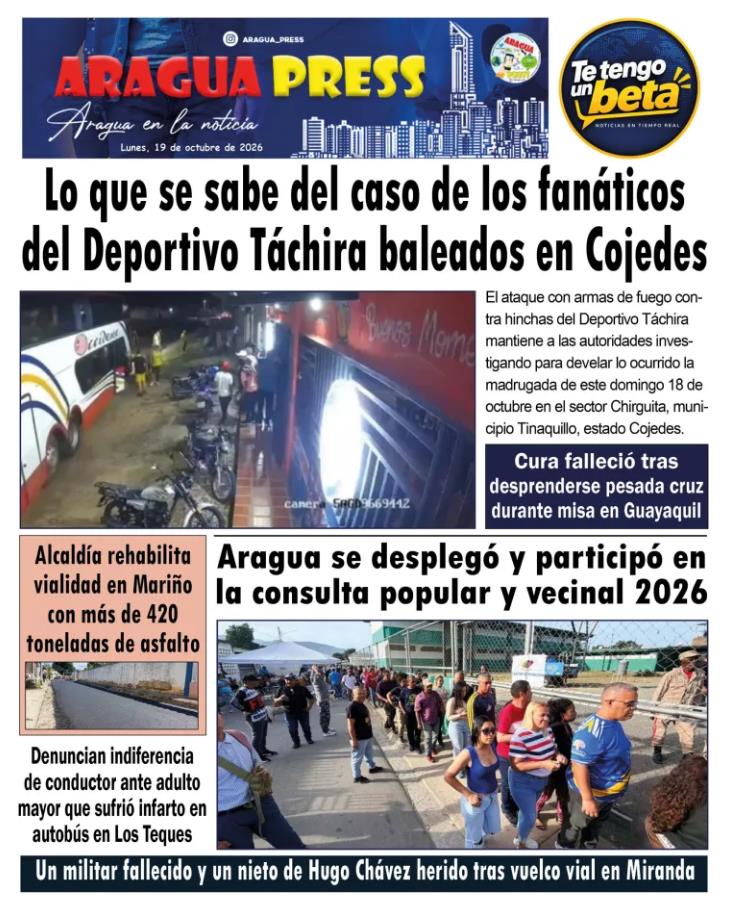 Portadas de este lunes 19 de octubre de 2026