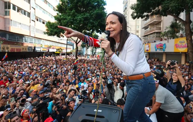 María Corina Machado llamó a movilizarse en toda Venezuela para exigir fecha de las presidenciales
