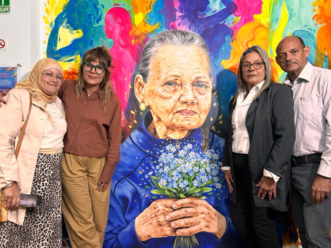 Mural de Amnistía Internacional en Caracas honra la memoria de Carmen Teresa Navas