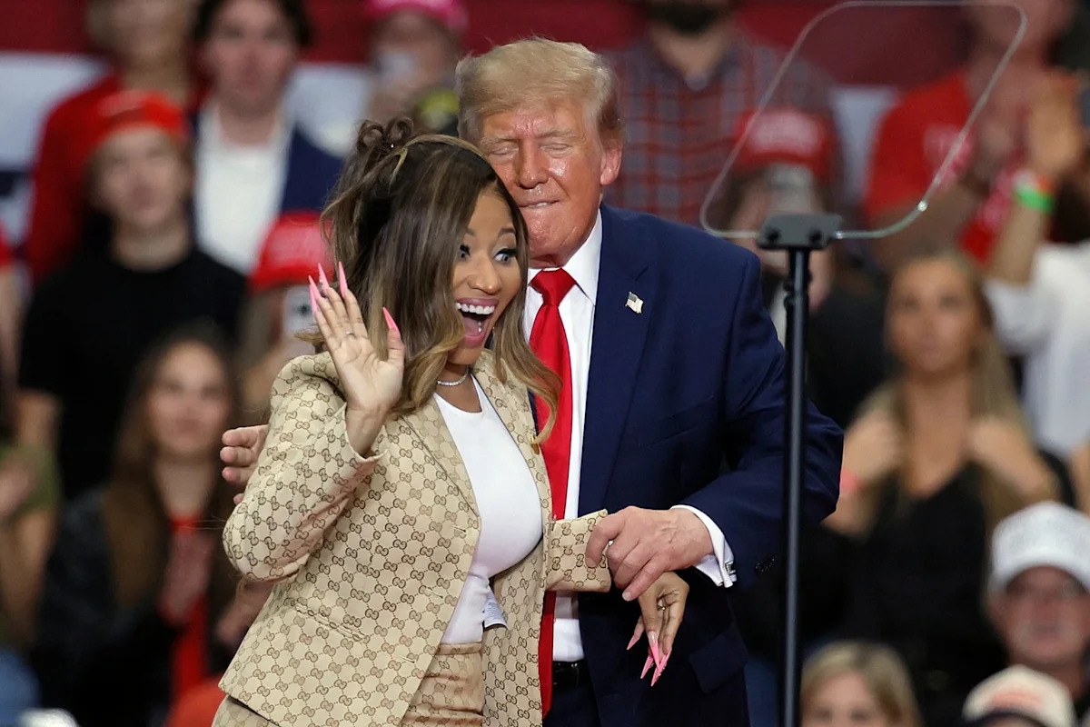 Donald Trump no descartó a Nicki Minaj como próxima portavoz de la Casa Blanca (VIDEO)