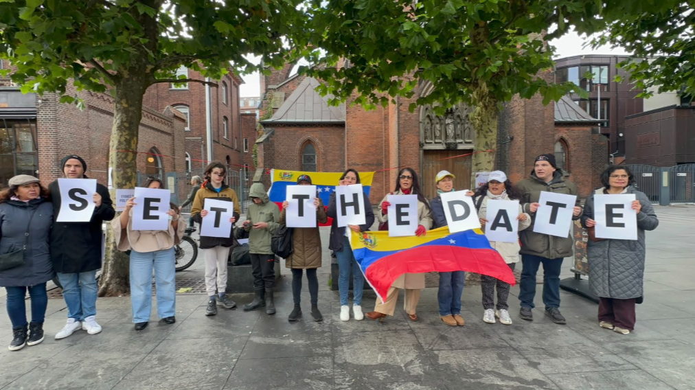 En IMÁGENES: diáspora venezolano tomó las calles del mundo para exigir fecha de elecciones presidenciales