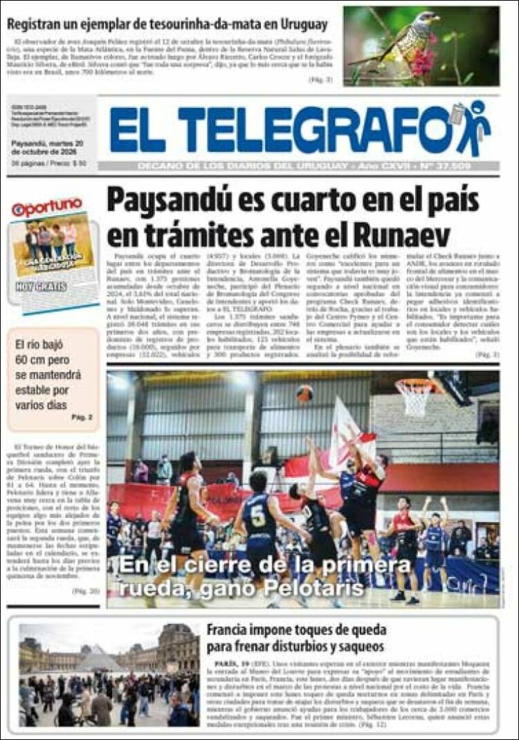 Portadas latinoamericanas de este 20 de octubre de 2026